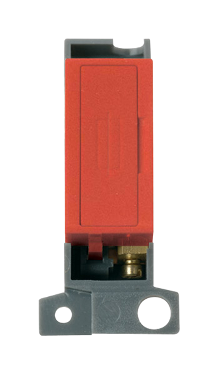 Click Minigrid 13A Fused Connection Module Red