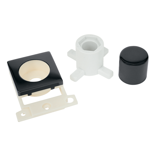 Click Minigrid Dimmer Module Mounting Kit Matt Black