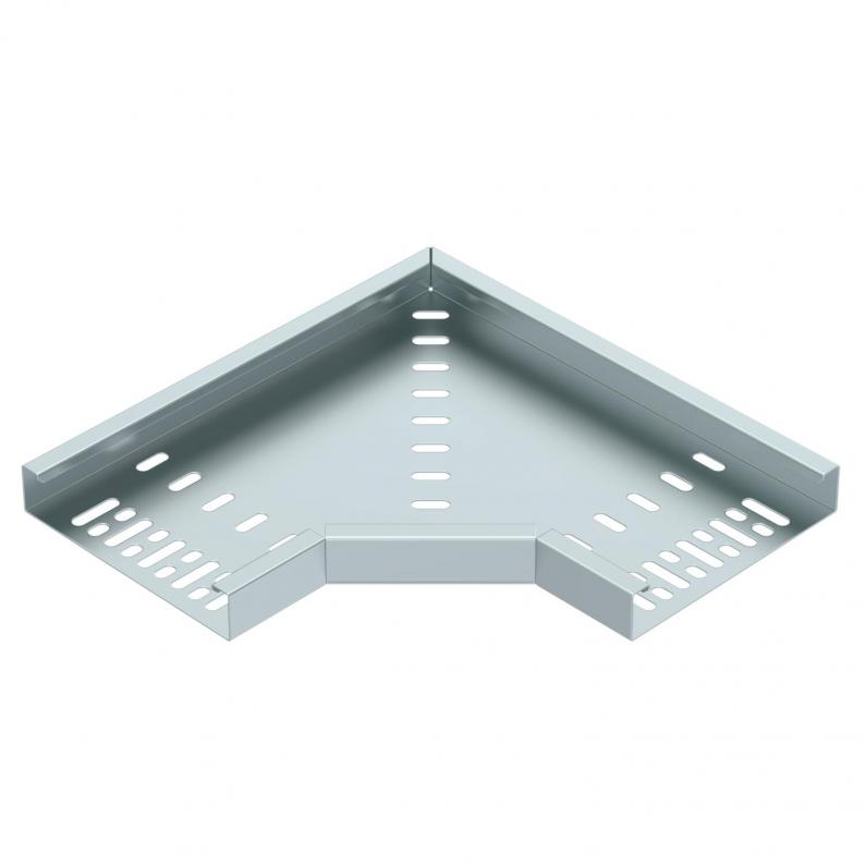 Trench Medium Duty 150mm Flat Bend 25mm Return Flange - Pre Galvanised