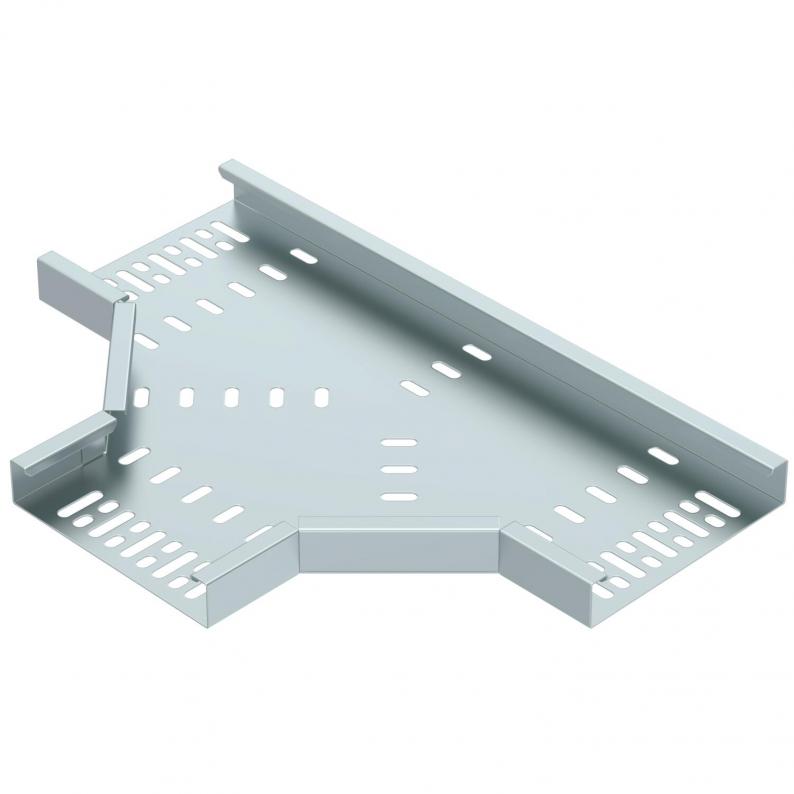 Trench Medium Duty 150mm Flat Tee 25mm Return Flange - Pre Galvanised