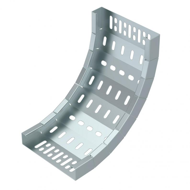 Trench Medium Duty 150mm Internal Bend 25mm Return Flange - Pre Galvanised