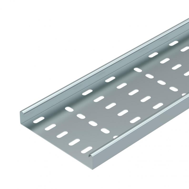 Trench Medium Duty 150mm Cable Tray 25mm Return Flange - Pre Galvanised (3m Length)