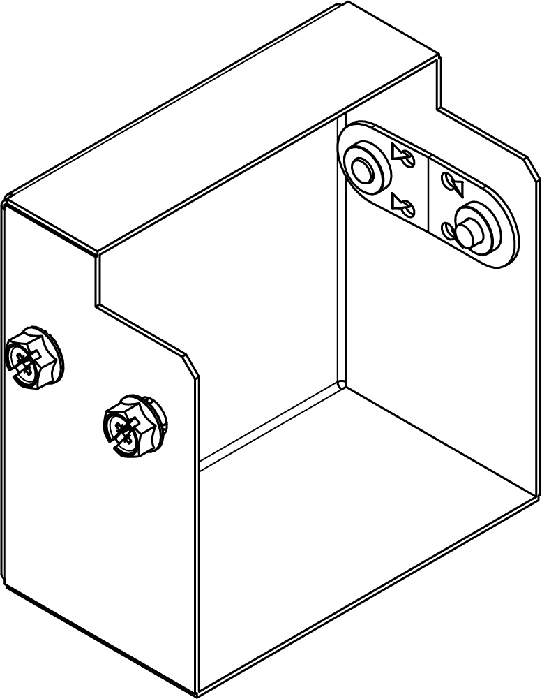 Legrand 100 x 50mm IP4X Stop End - Pre Galvanised