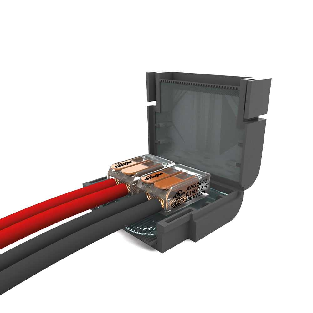 Wiska 1 x MJB2 Shellbox With 2 x SBOX2 Gel Insulated Junction Box