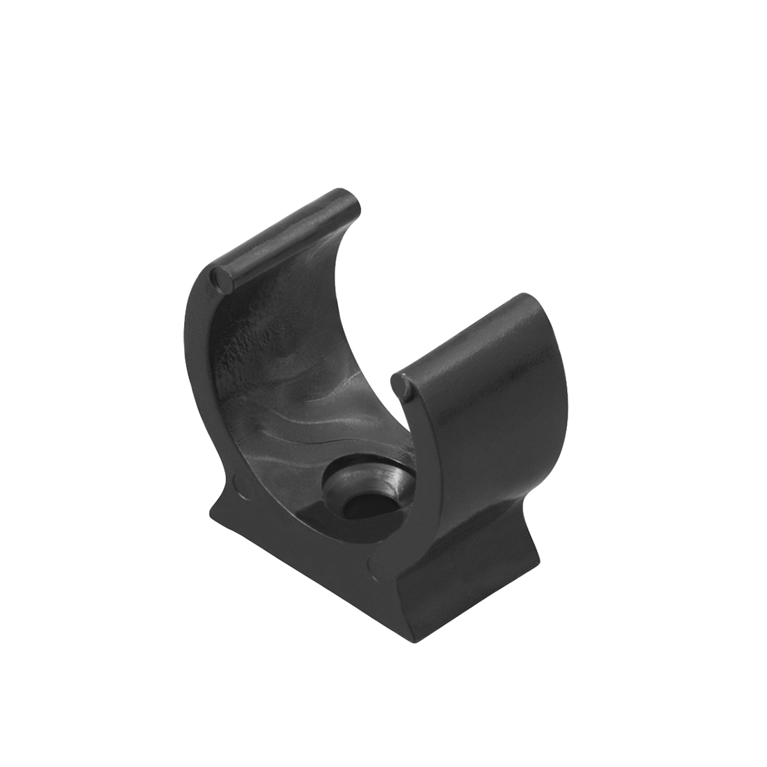 MT 32mm PVC Round U Clip Black