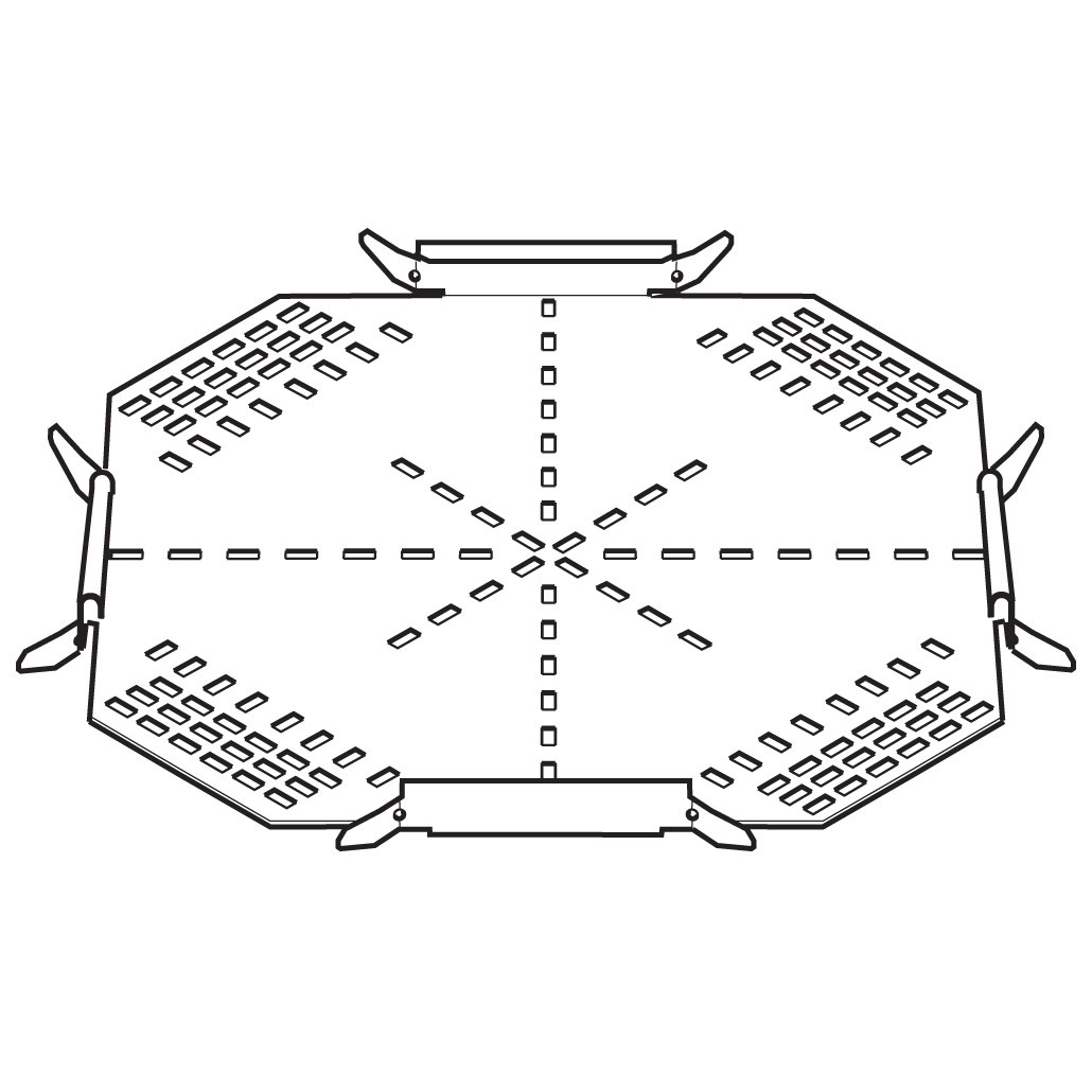 Legrand HDG Medium Duty 150mm Four Way Intersection