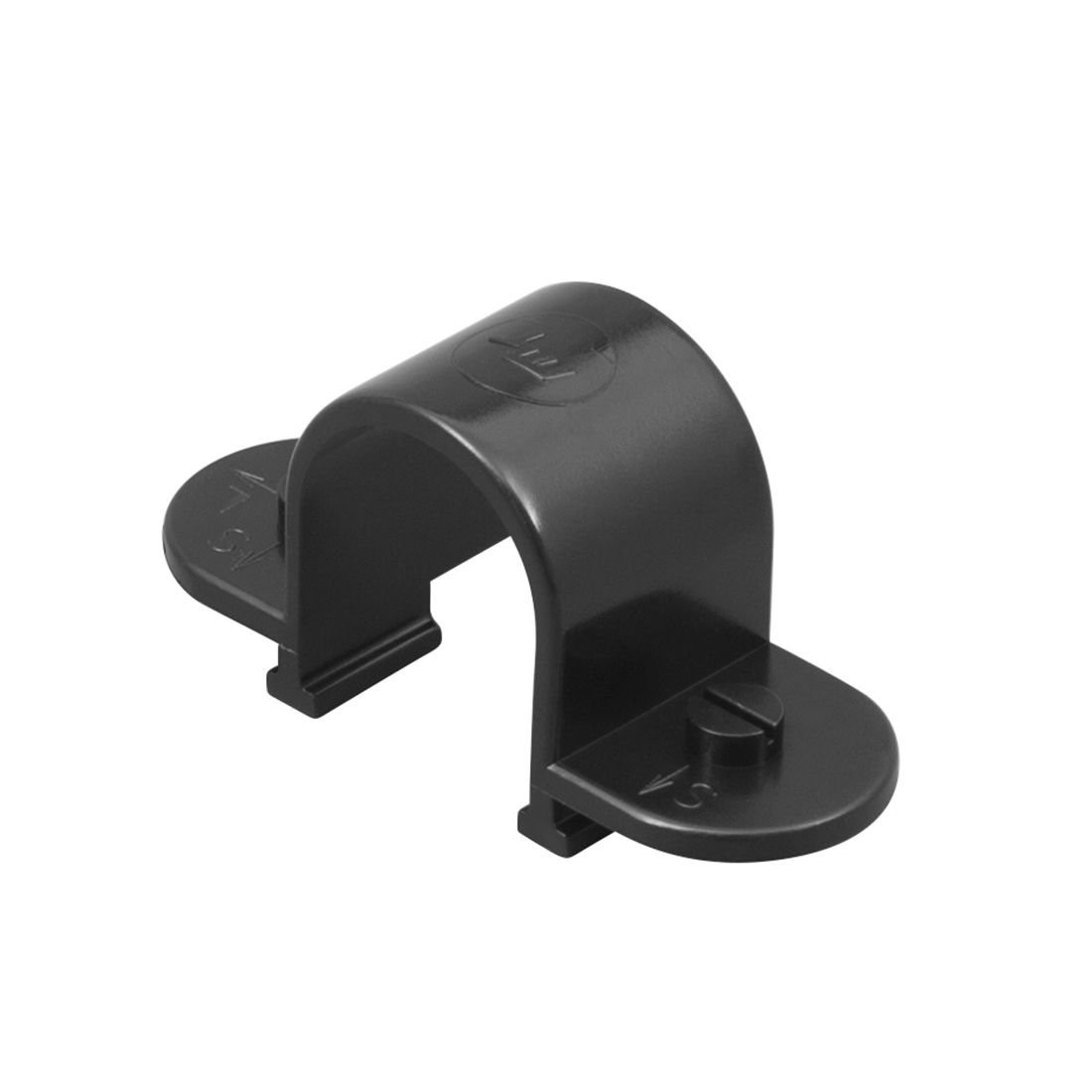 MT 20mm PVC Snap Clip Spacer Bar Saddle Black