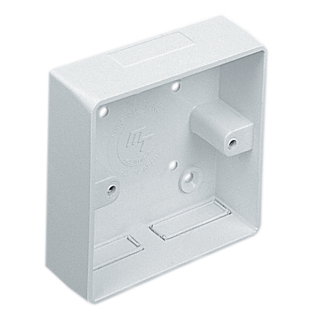 MT Universal 1 Gang 19mm Round Corner Mini + KO Box