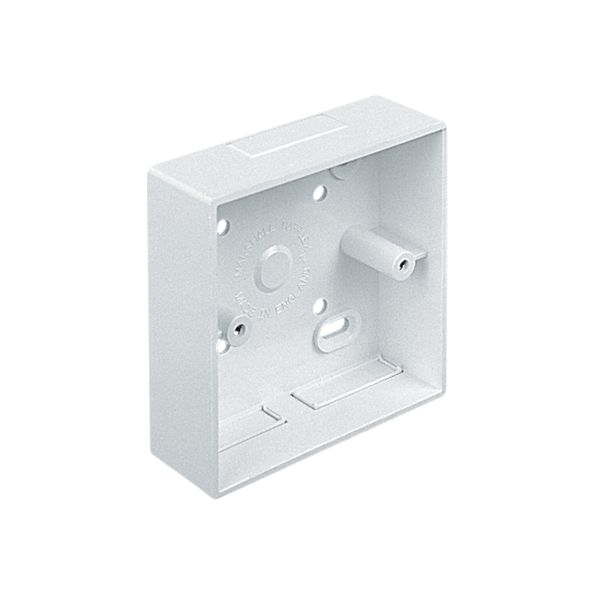 MT Universal 1 Gang 19mm Square Corner Mini + KO Box