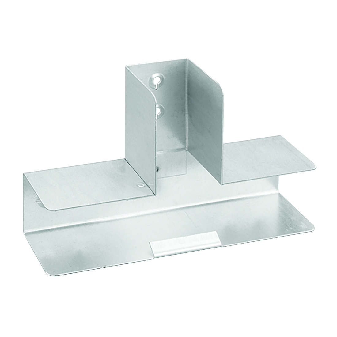 Marshall Tufflex 50 x 50mm Lighting Trunking 3 Way Top Lid Tee Coupler - Pre Galvanised