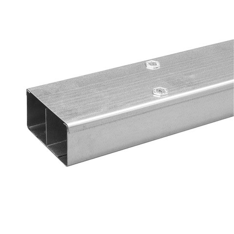 Marshall Tufflex 100 x 50mm 2 Compartment Turnbuckle Trunking - Pre Galvanised (3m Length)