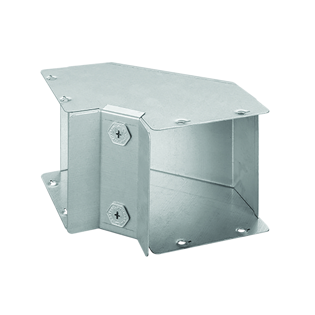 Marshall Tufflex 100 x 100mm 3 Compartment 90° Internal Lid Gusset Bend - Pre Galvanised