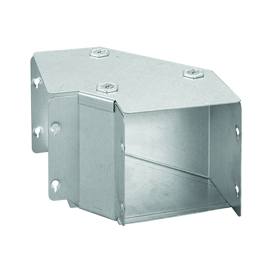 Marshall Tufflex 100 x 100mm 90° Top Lid Gusset Bend - Pre Galvanised