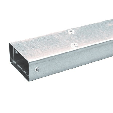 Marshall Tufflex 150 x 100mm Turnbuckle Trunking - Pre Galvanised (3m Length)