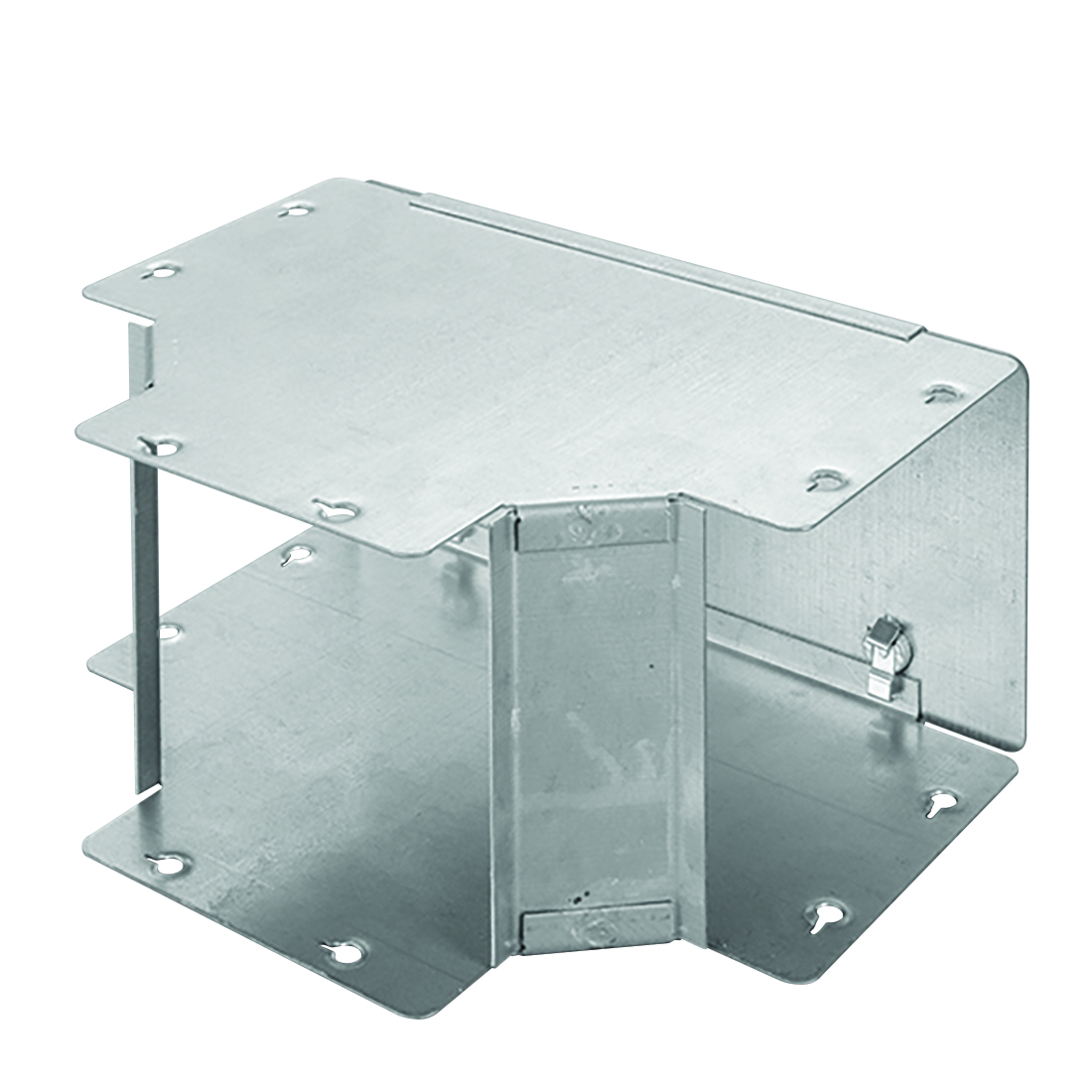 Marshall Tufflex 150 x 150mm 3 Compartment External Lid Gusset Tee - Pre Galvanised