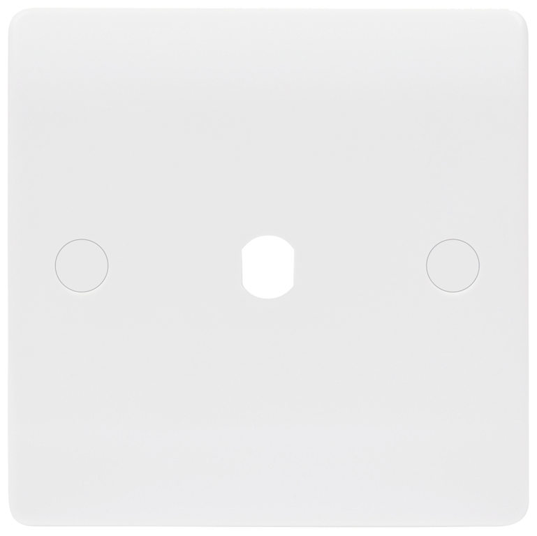Niglon 1 Gang Dimmer Switch Plate With Knobs White