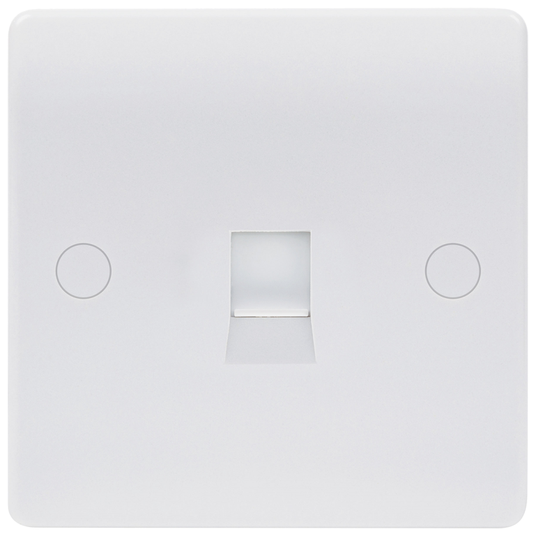 Niglon 1 Gang CAT6 Data Outlet White