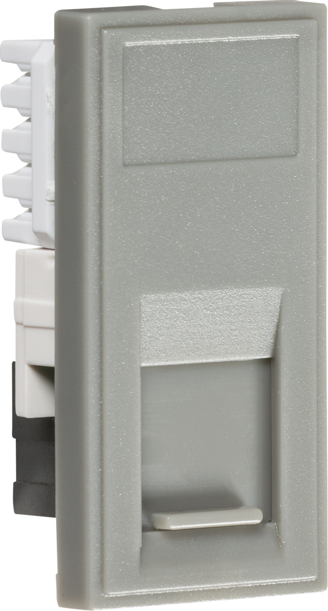 Knightsbridge 25 x 50mm UTP Cat5e RJ45 Outlet Module Grey