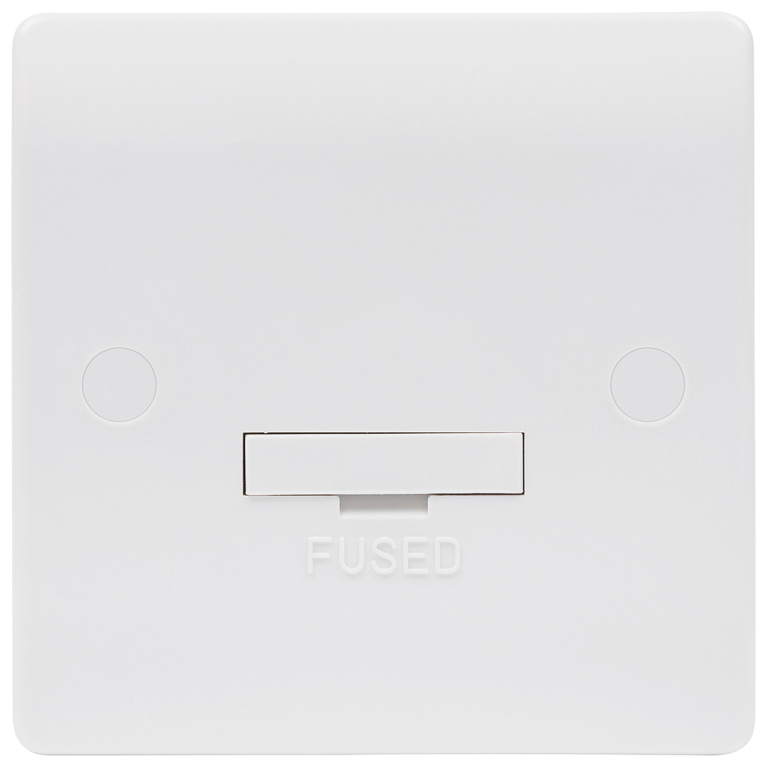 Niglon 13A Unswitched Fused Spur Unit White