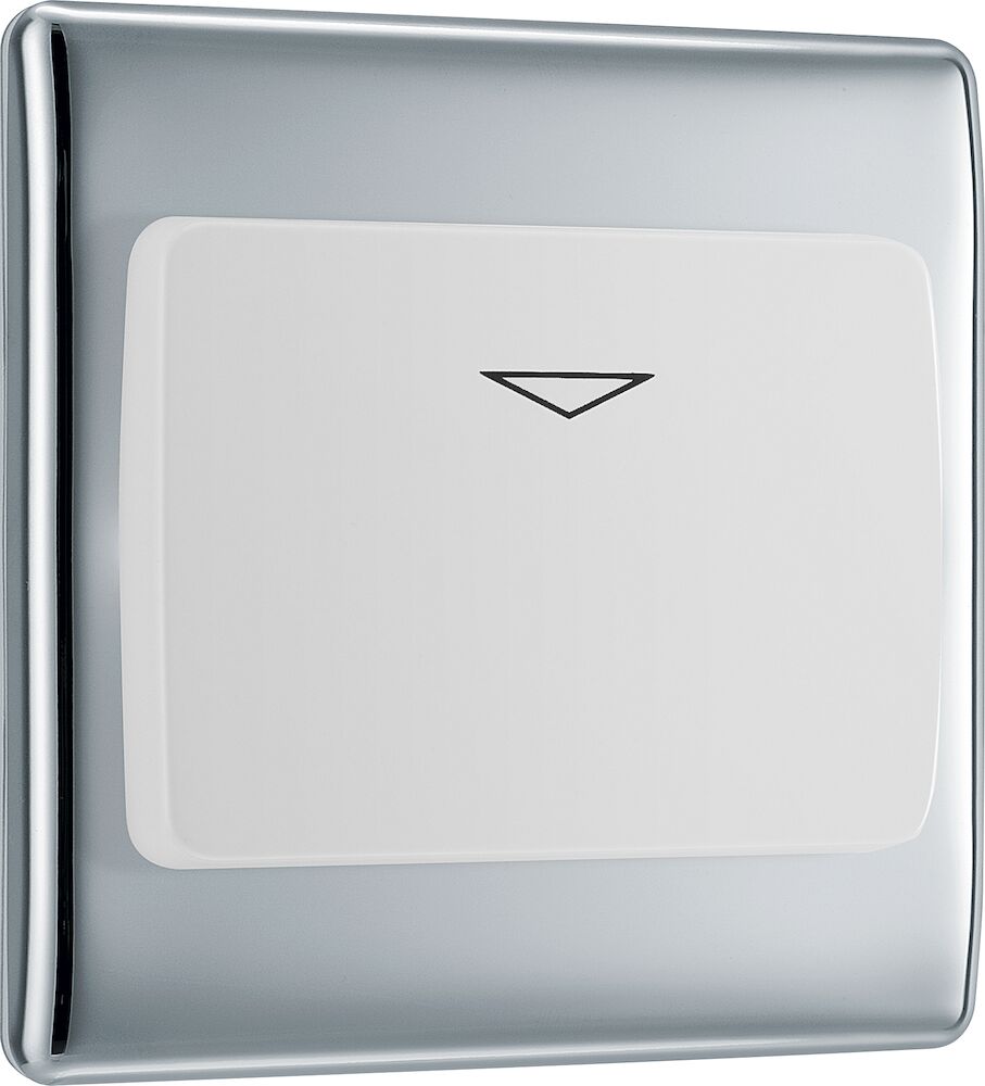 BG 16A Hotel Key Card Switch Polished Chrome