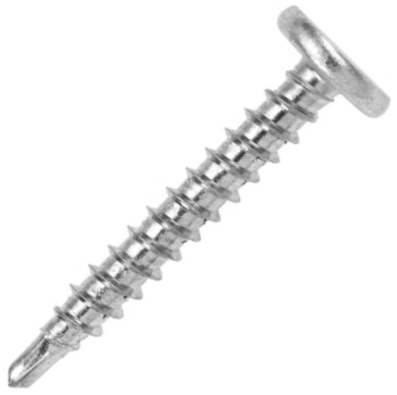 Orbix Self Drilling Direct fixing Screws - PVC and thin steel to wood 4.8 x 35mm (Pack of 200)