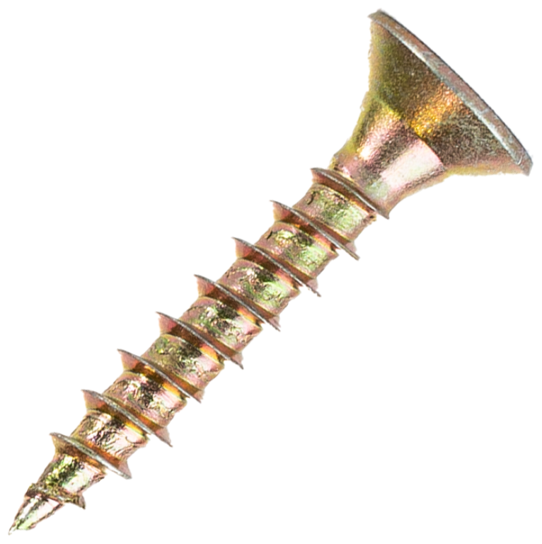 Orbix Twin Thread Countersunk Woodscrews 4.5mm x 25mm (Pack of 200)