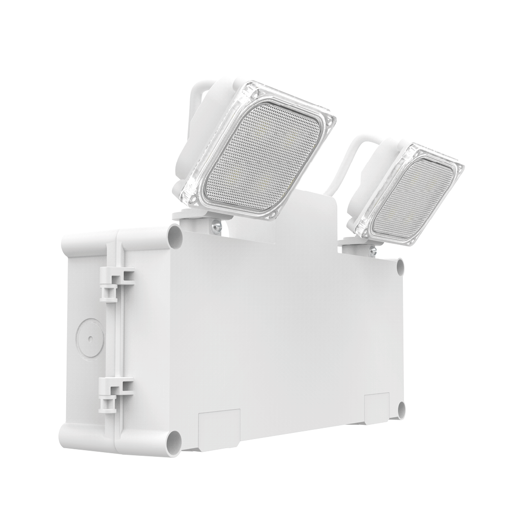 Kosnic Orda II 3W 370/330lm IP65 Twin Spot Emergency White IP65 6500K