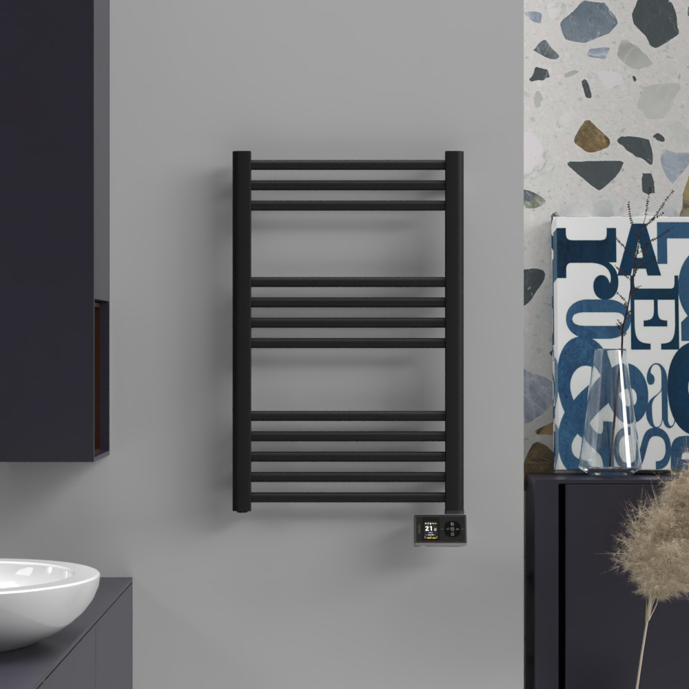 Rointe Orion 300W Electric Towel Rail Black