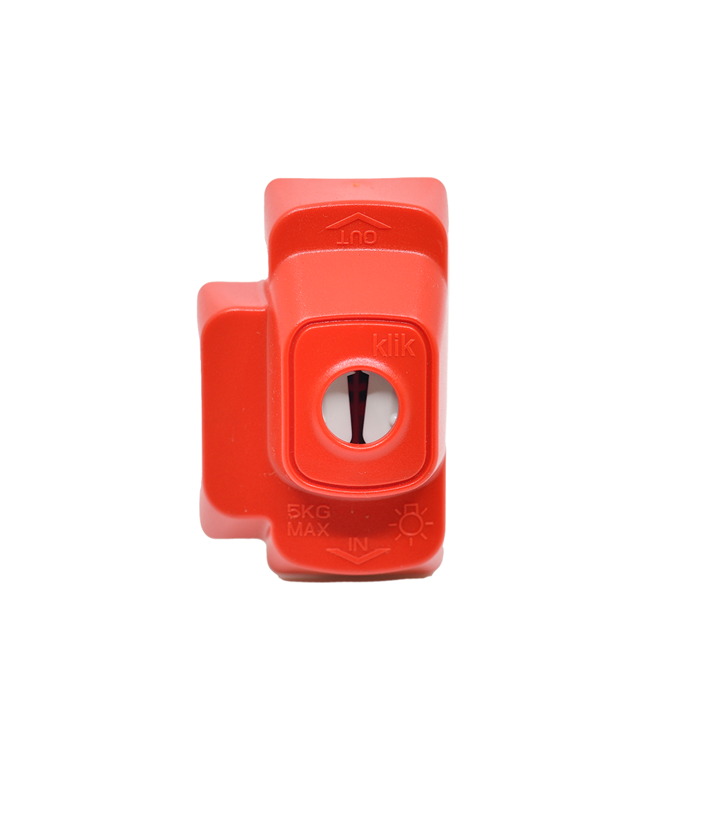 Hager Klik 6A 4 Pin Red Plug