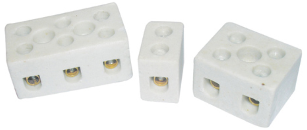 Niglon 15A 2 Way Porcelain Connector