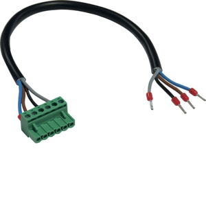 Hager 1.3m Voltage Supply Cable 1300mm PVC