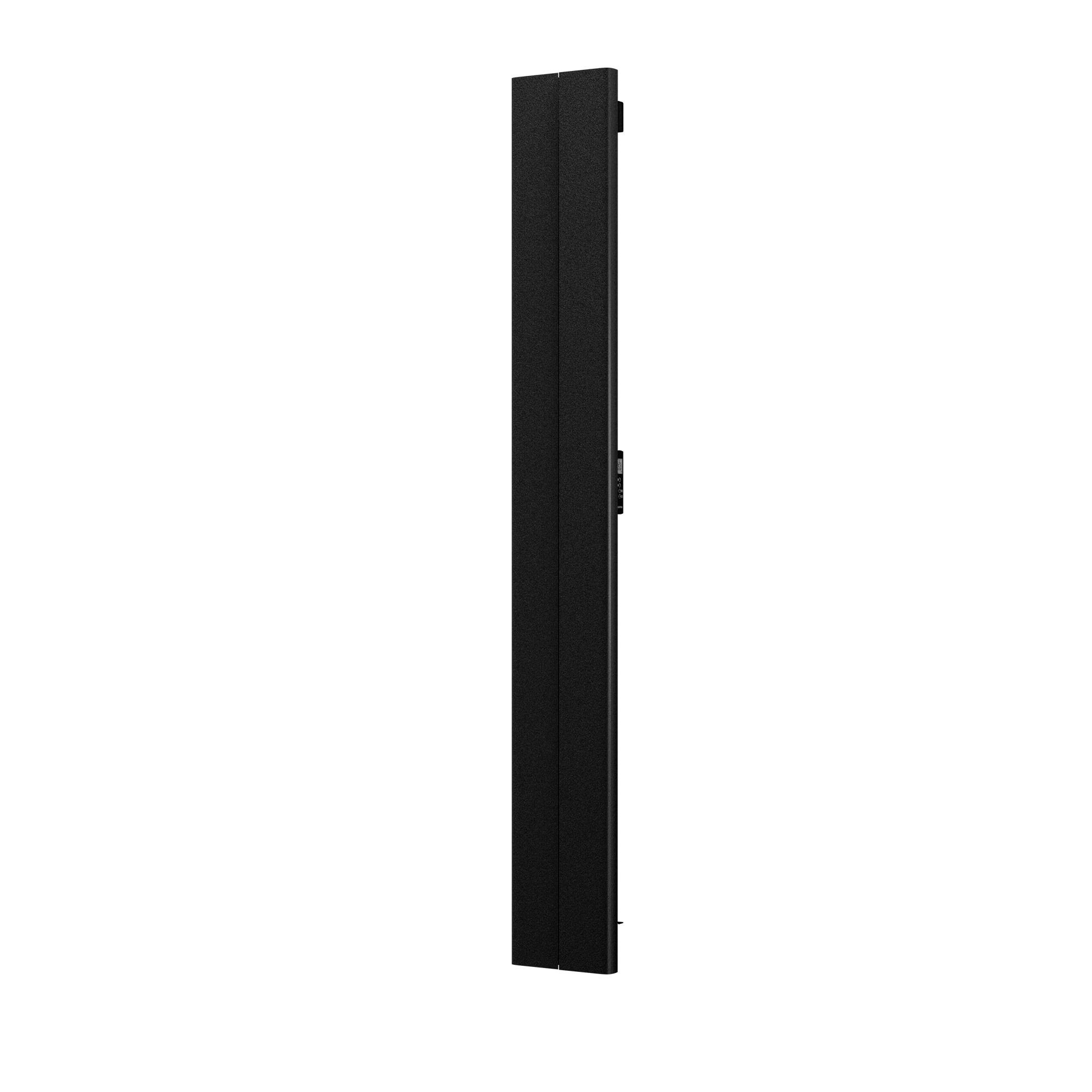 Rointe Palaos Vertical Electric Radiator 2 Element 1000W Black
