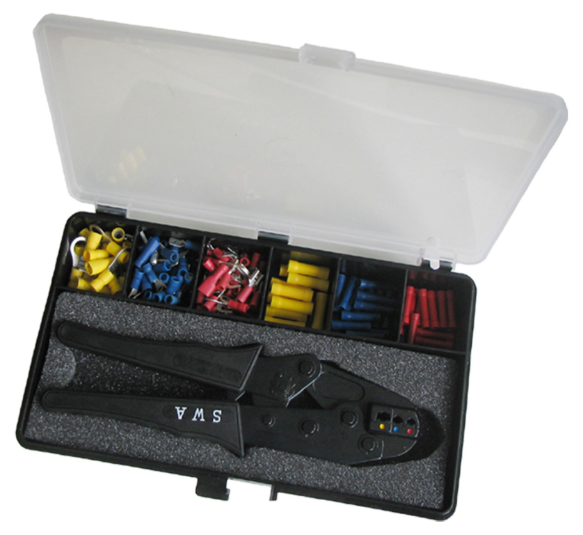 SWA Crimp Tool & Pre-Insulated Terminals Kit