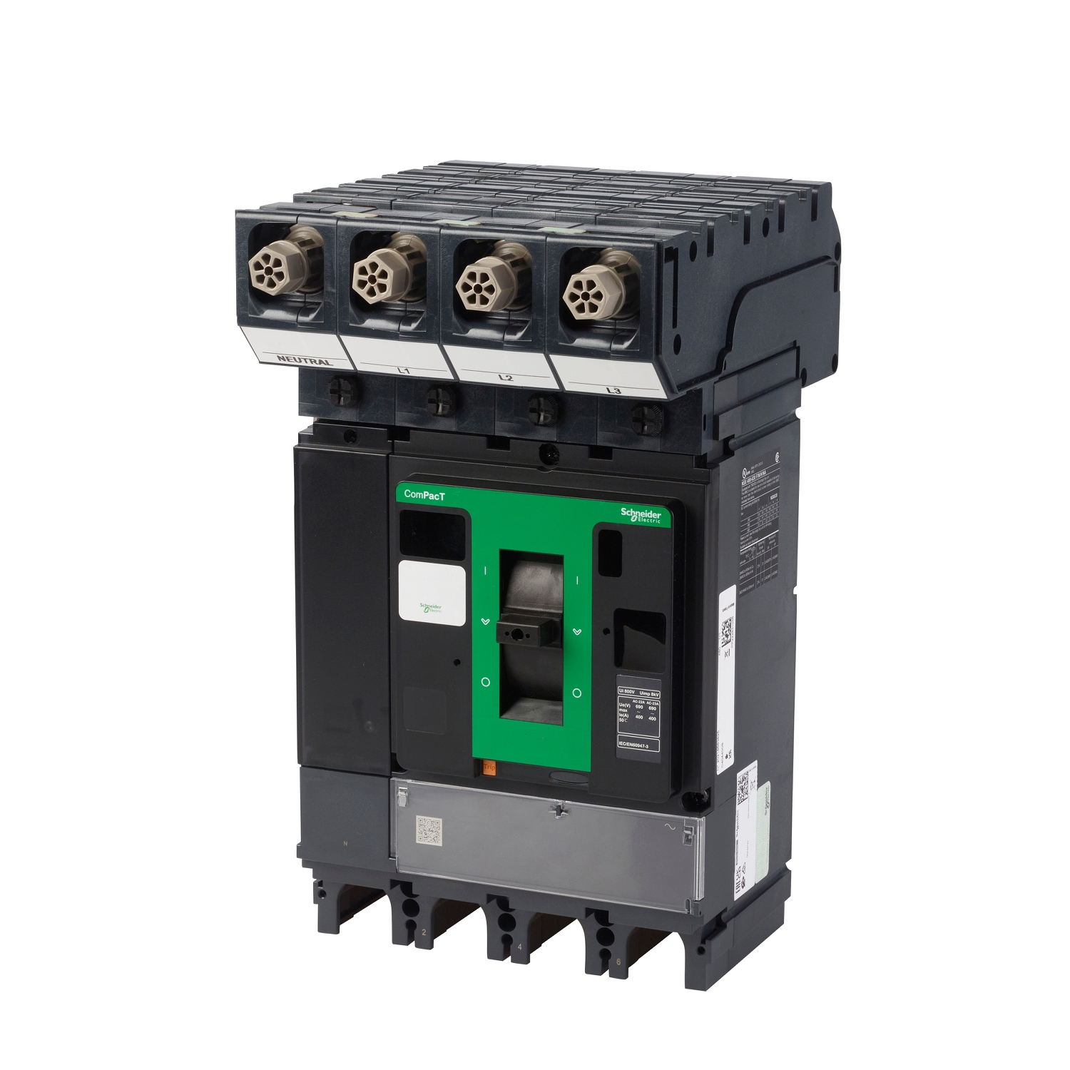 Schneider Merlin Powerpact 4 400A 4P Switch Disconnector