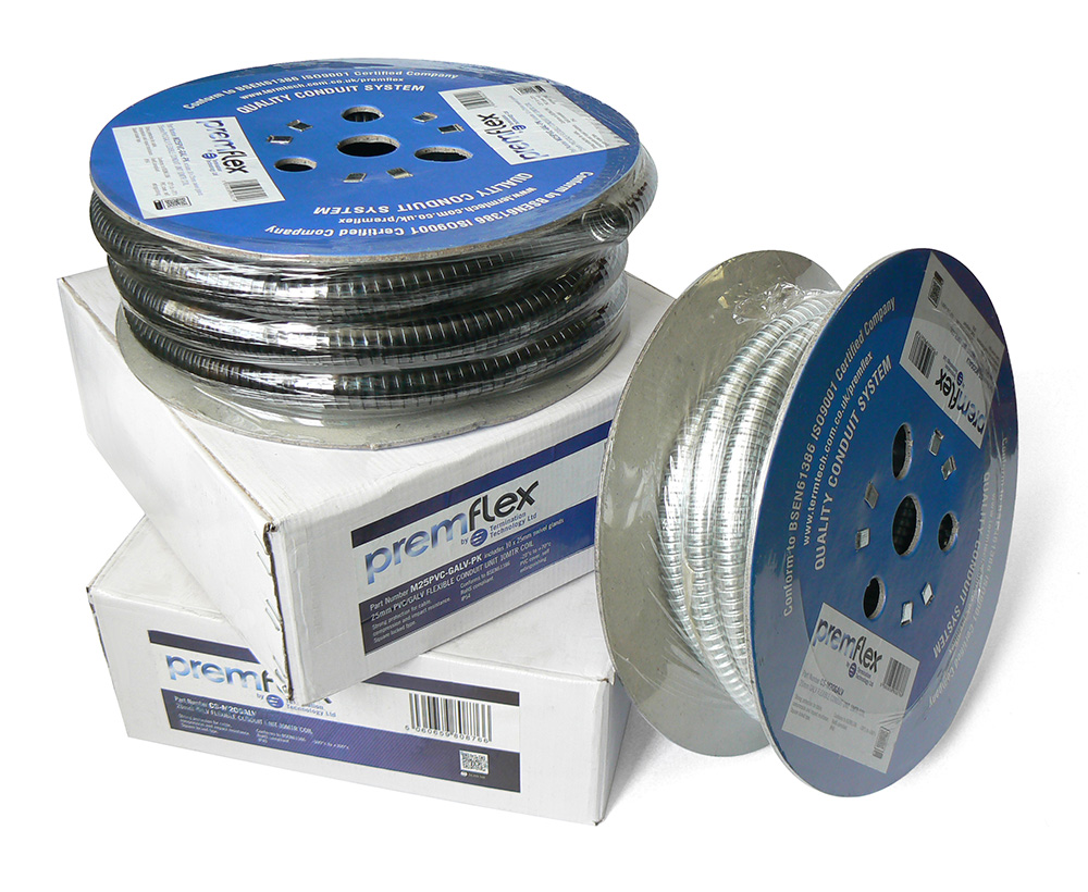 Premflex M32 PVC Coated Galv Conduit (10m Coil)