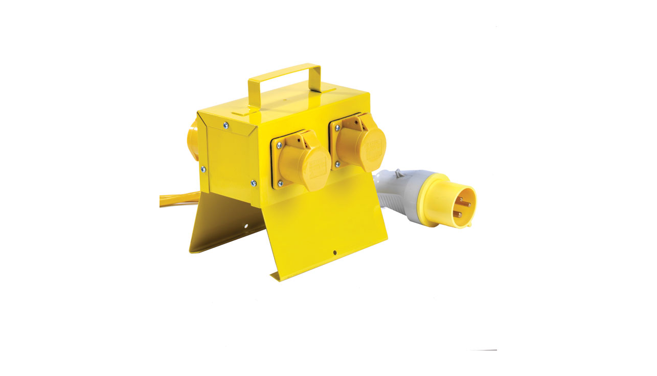 Deta Briticent 110V 16A 4 Way Power Splitter in Heavy Duty Case