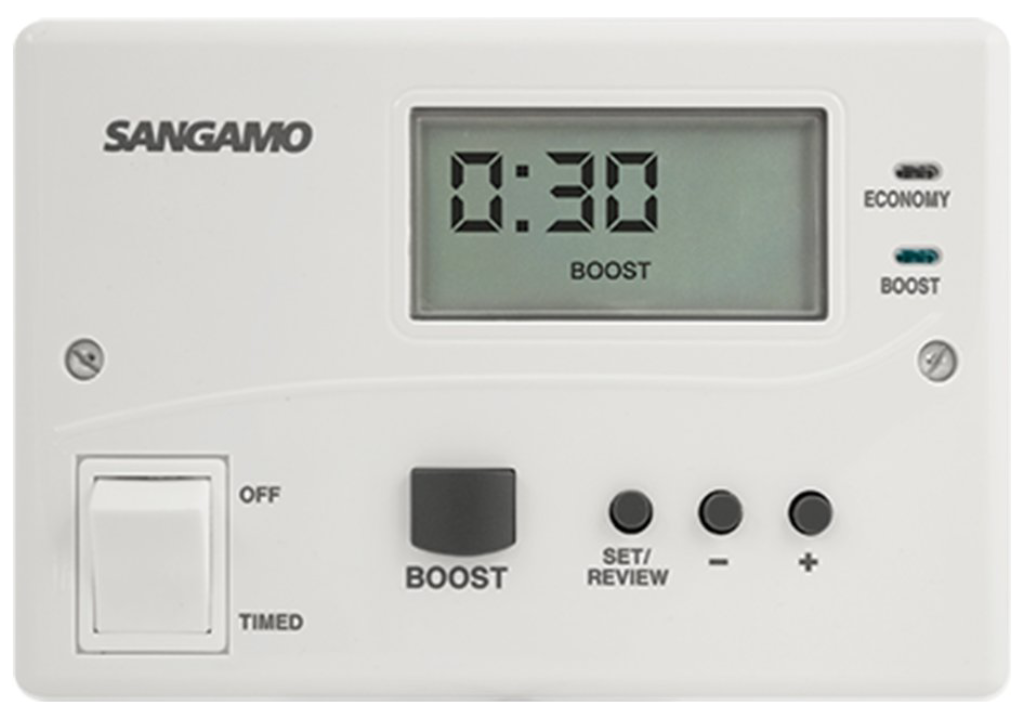 Sangamo Powersaver 13A 24 Hour Dual Programmable Dual Immersion Controller White