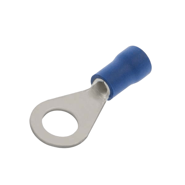 Unicrimp 4mm Ring Terminal Studs Blue (Pack of 100)