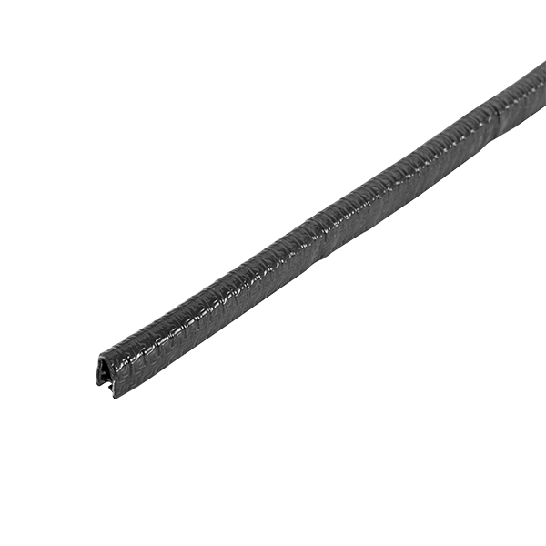 Unicrimp Q-Crimp 5.0 x 8.0mm Grommet Strip Edge Roll Black (3m Length)