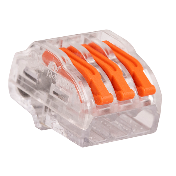 Unicrimp 32A 450V 3 Lever Connectors (Pack of 50)
