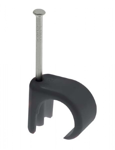 Unicrimp 3mm-5mm Round Clip Black (Pack of 100)