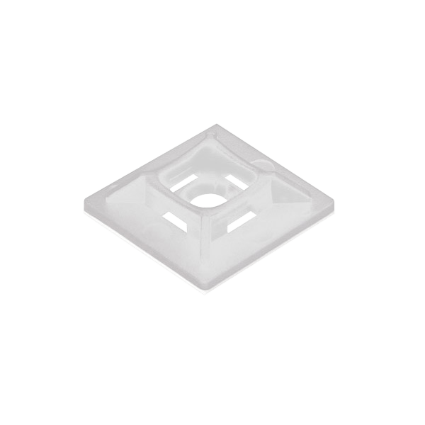 Unicrimp 19mm 2 Way Cable Tie Bases White (Pack of 100)