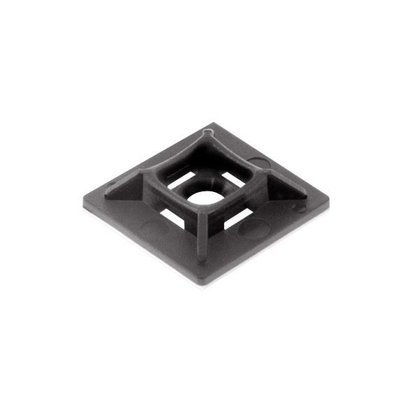 Unicrimp 25mm 2 Way Cable Tie Bases Black (Pack of 100)