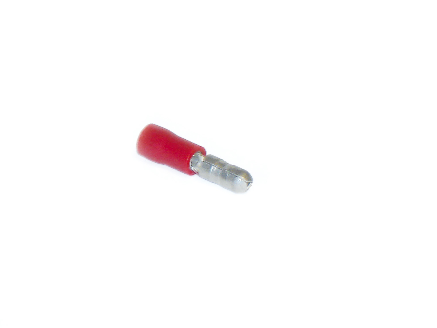 Term Tech 4mm Pre-Insulated Male Bullet Terminal Red (Pack of 100)
