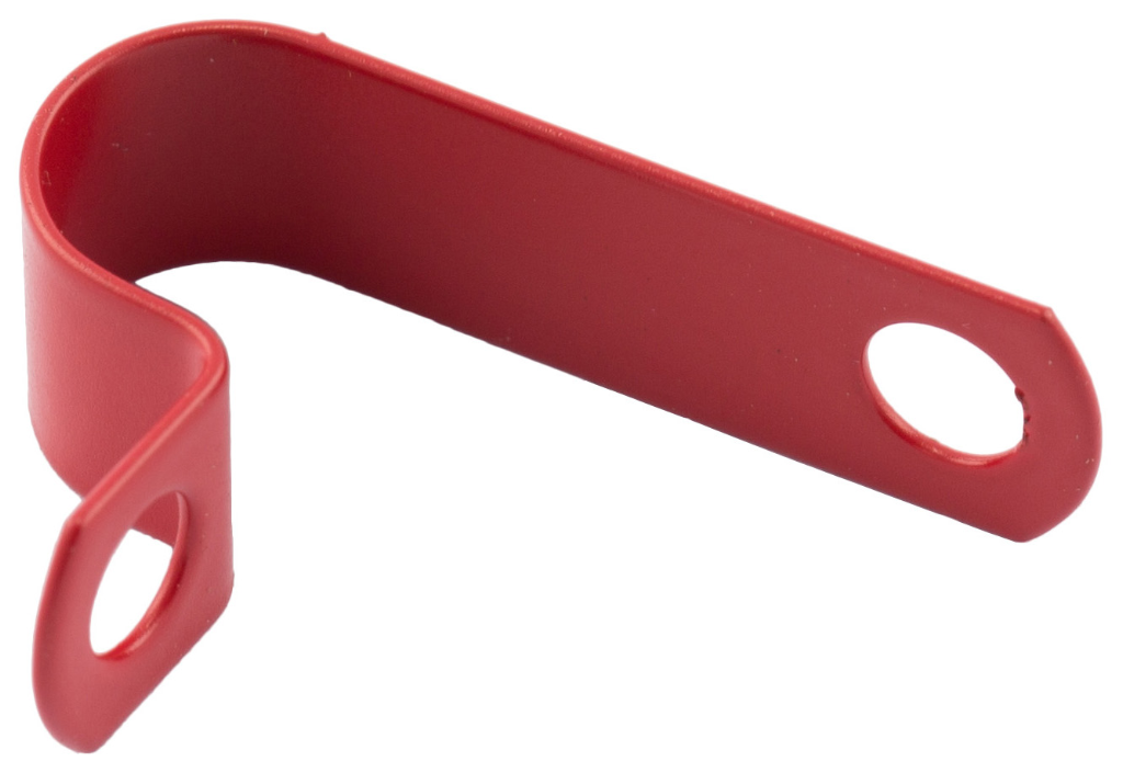SWA RCHL 1.5mm 2C+E LSF Powder Coated P Clip Red (Pack of 50)