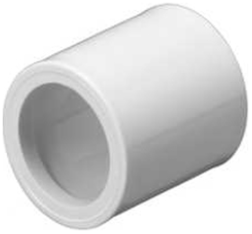 Mita 25mm/20mm PVC Reducer White