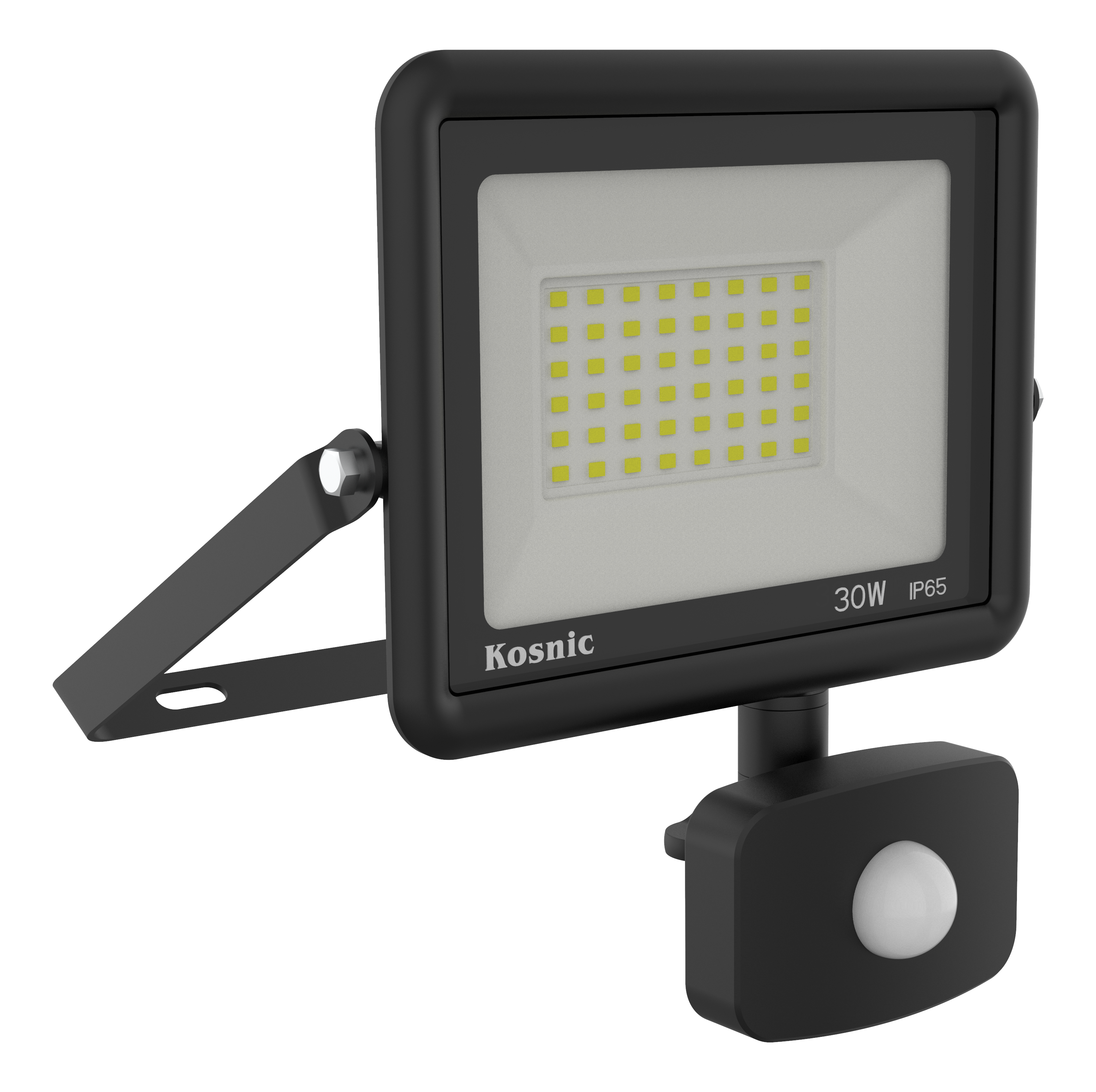 Kosnic Rhine II 30W 2740lm LED Floodlight with PIR 4000K Cool White