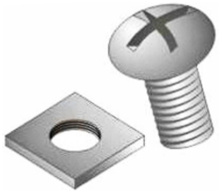 M6x40mm Roofing Nut and Bolt