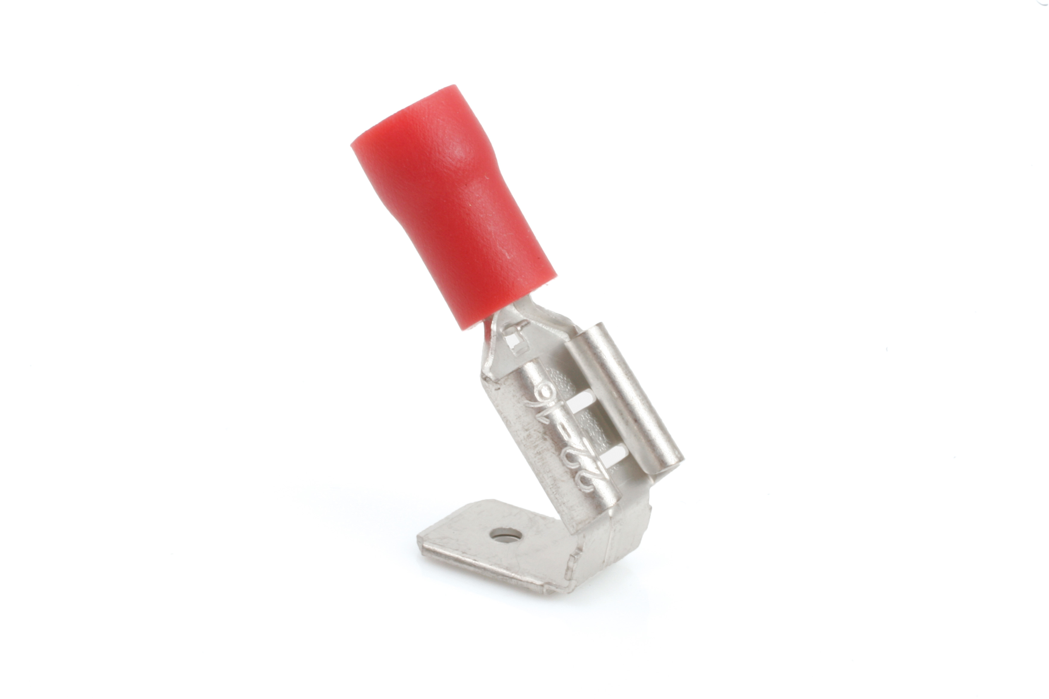 Term Tech 6.3mm Pre-Insulated Piggy Back Terminal Red (Pack of 100)
