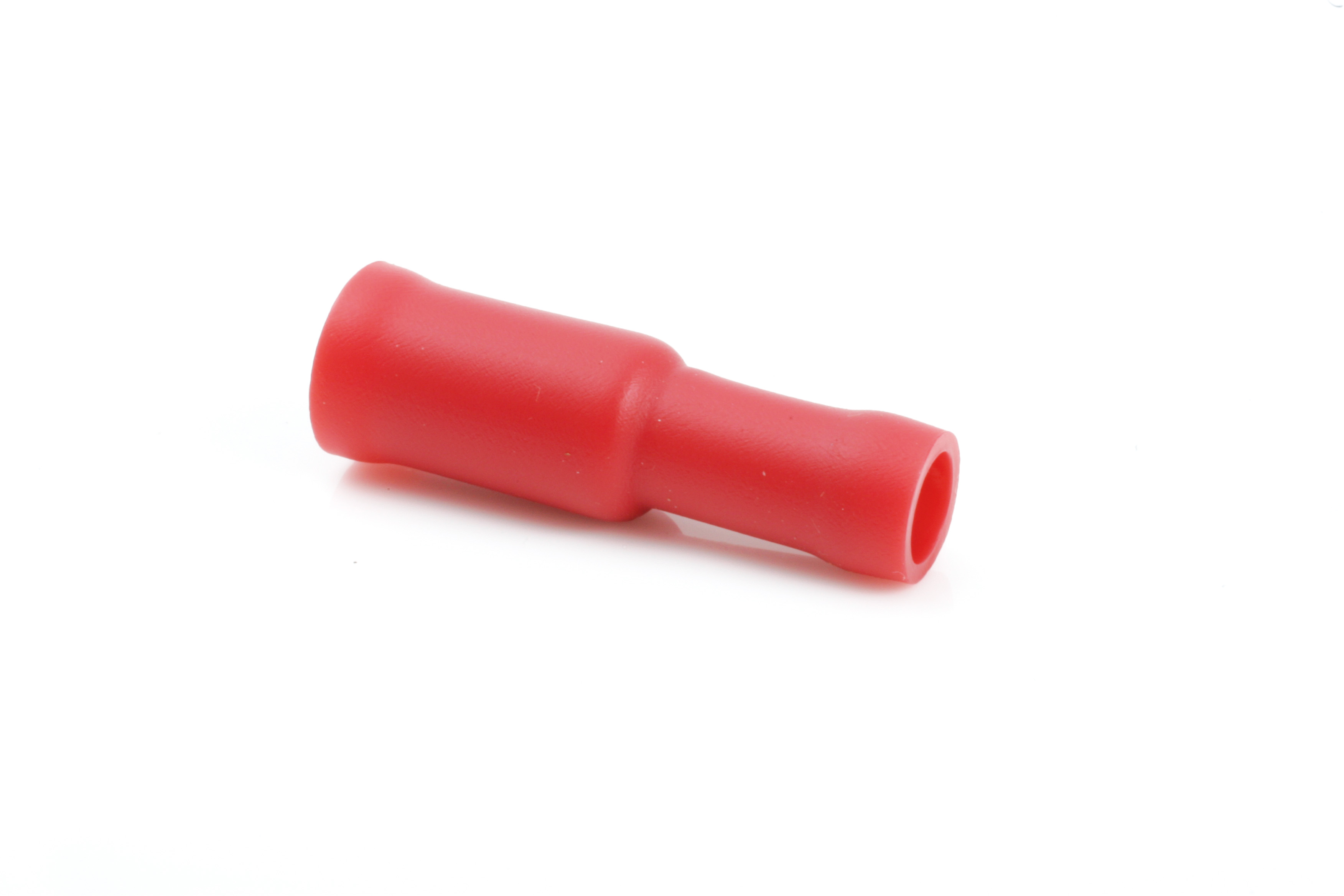 Term Tech 4mm Pre-Insulated Socket Terminal Red (Pack of 100)